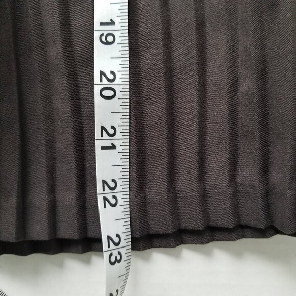 Women's Pleated Mini Skirt Size 6 Dark Academia Preppy Retro School Girl Grunge - Picture 8 of 8